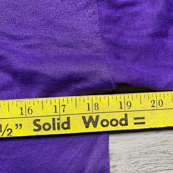 Vintage 90s Space Jam Movie Bugs Lola Bunny Hearts Warner Bros Purple Tee Small - Picture 7 of 7